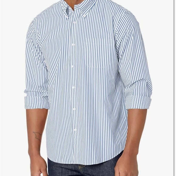 Brooks Brothers Other - Brooks Brothers Men's Blue Striped Long Sleeve Button Down Shirt 16-33